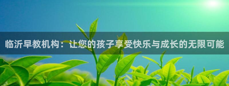 天顺娱乐寸67五壹叁八：临沂早教机构：让您的孩子享受快乐与成长的无限可能