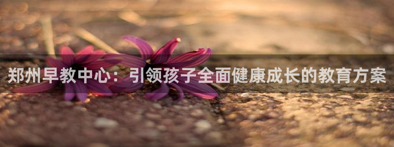广州天顺娱乐:郑州早教中心:引领孩子全面健康成长的教育方案