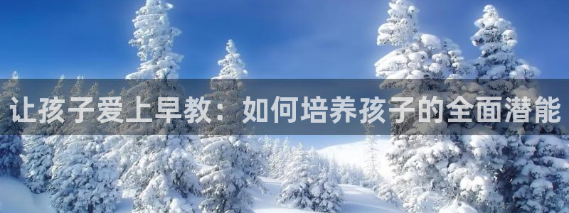 天顺娱乐丶金手指科捷1：让孩子爱上早教：如何培养孩子的全面潜能