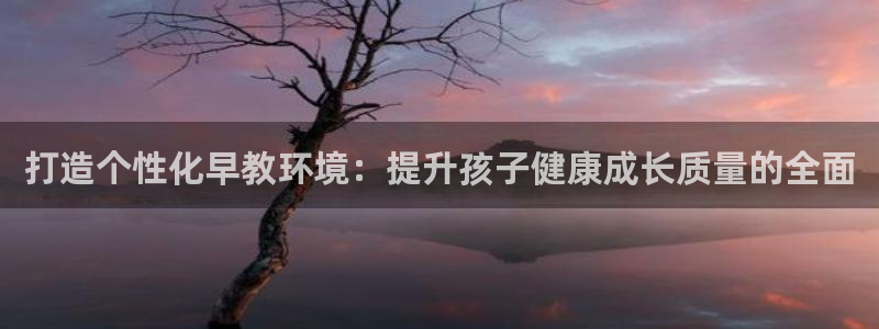 天顺娱乐毫78778：打造个性化早教环境：提升孩子健康成长质量的全面