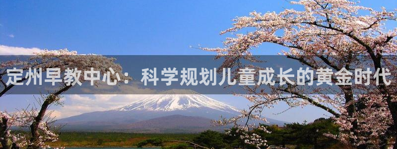 天顺娱乐中943994:定州早教中心:科学规划儿童成长的黄金时代