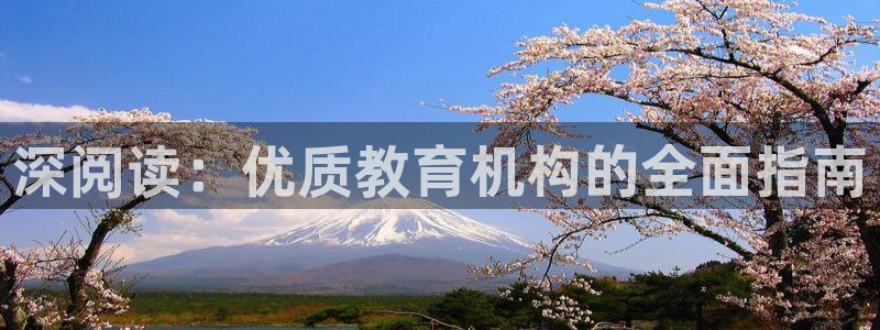 天顺娱乐梧怎秦奋83334j：深阅读：优质教育机构的全面指南