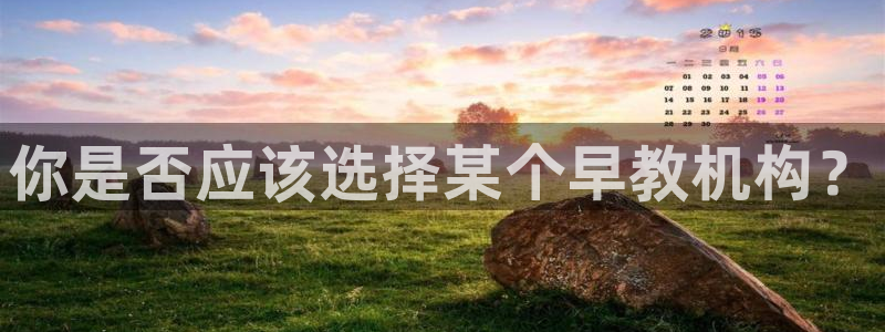 天顺娱乐虐675138：你是否应该选择某个早教机构？