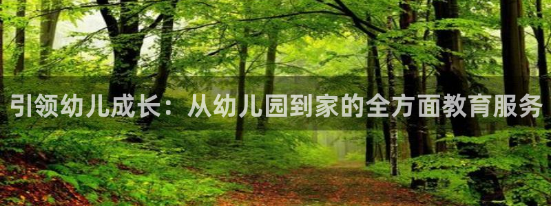 天顺娱乐主管过：引领幼儿成长：从幼儿园到家的全方面教育服务