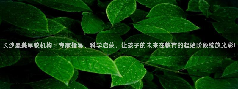 天顺娱乐蓝3300:长沙最美早教机构:专家指导、科学启蒙,让孩子的未来在教育的起